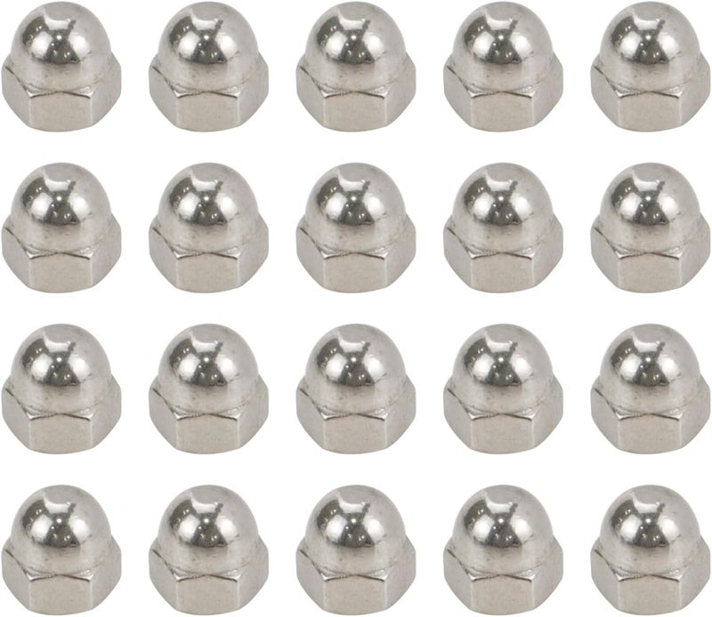 20 Pcs 10#-32 Acorn Hex Cap Nuts,Acorn Nuts 304 Stainless Steel Hex Nut